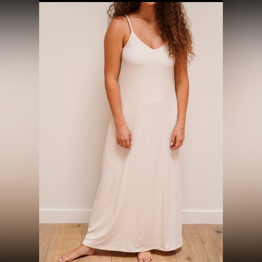 Ribbed Spaghetti dress